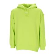 Nike Grön/Vit Fleece Hoodie Essential Collection Green, Dam