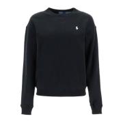 Polo Ralph Lauren Ikonisk Pony Logo Sweatshirt Black, Dam