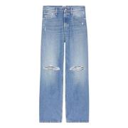 Tommy Hilfiger Vintage Baggy Fit Denim Jeans Blue, Dam