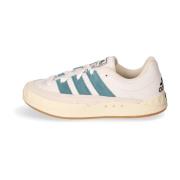 Adidas Originals Retro Nubuck Sneaker med 3-Stripes White, Herr