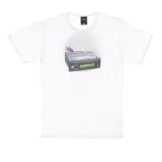 HUF Vit Tee med Tryck Fram/Bak White, Herr