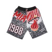 Mitchell & Ness Miami Heat Sublimerade Basketshorts Multicolor, Herr