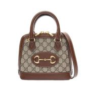 Gucci Vintage Pre-owned Laeder gucci-vskor Beige, Dam