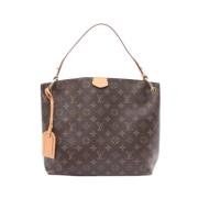 Louis Vuitton Vintage Pre-owned Tyg louis-vuitton-vskor Brown, Dam