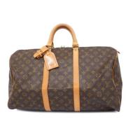 Louis Vuitton Vintage Pre-owned Tyg louis-vuitton-vskor Brown, Dam