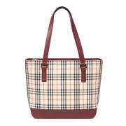 Burberry Vintage Pre-owned Canvas totevskor Beige, Dam