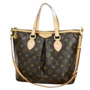 Louis Vuitton Vintage Pre-owned Canvas axelremsvskor Brown, Dam