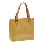 Louis Vuitton Vintage Pre-owned Laeder handvskor Beige, Dam