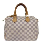 Louis Vuitton Vintage Pre-owned Canvas handvskor Beige, Dam