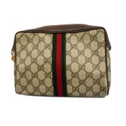 Gucci Vintage Pre-owned Plast gucci-vskor Brown, Dam