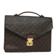 Louis Vuitton Vintage Pre-owned Canvas portfljer Brown, Dam