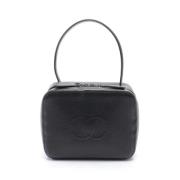 Chanel Vintage Pre-owned Canvas chanel-vskor Black, Dam