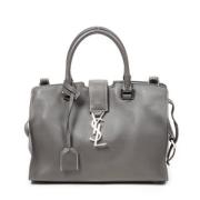 Yves Saint Laurent Vintage Pre-owned Laeder handvskor Gray, Dam