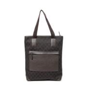 Gucci Vintage Pre-owned Canvas totevskor Brown, Dam