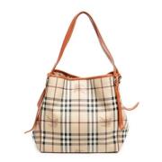 Burberry Vintage Pre-owned Belagd canvas totevskor Beige, Dam