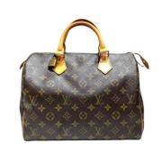 Louis Vuitton Vintage Pre-owned Canvas louis-vuitton-vskor Brown, Dam