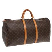 Louis Vuitton Vintage Pre-owned Canvas resvskor Brown, Dam