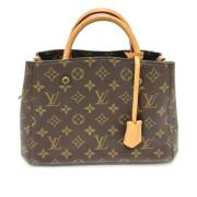 Louis Vuitton Vintage Pre-owned Tyg louis-vuitton-vskor Brown, Dam