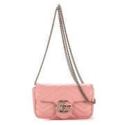 Gucci Vintage Pre-owned Laeder axelremsvskor Pink, Dam