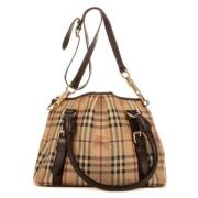 Burberry Vintage Pre-owned Canvas totevskor Beige, Dam