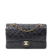 Chanel Vintage Pre-owned Laeder axelremsvskor Black, Dam