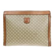 Celine Vintage Pre-owned Tyg kuvertvskor Brown, Dam