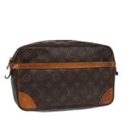 Louis Vuitton Vintage Pre-owned Canvas kuvertvskor Brown, Dam