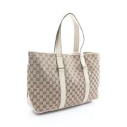 Gucci Vintage Pre-owned Laeder gucci-vskor Beige, Dam