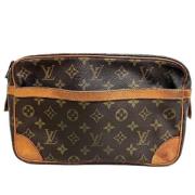 Louis Vuitton Vintage Pre-owned Canvas kuvertvskor Brown, Dam