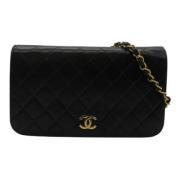 Chanel Vintage Pre-owned Laeder chanel-vskor Black, Dam