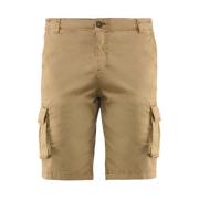 BomBoogie Cargo Shorts i Stretch Gabardine Yellow, Herr