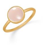 Frk. Lisberg Rosa Chalcedon Petite Ring Yellow, Dam