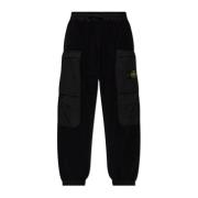 Stone Island Byxor med logotyp Black, Herr