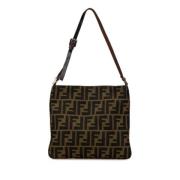 Fendi Vintage Pre-owned Canvas fendi-vskor Brown, Dam