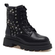 Blauer Svart Lace-Up Boot Kimmel Black, Dam