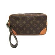 Louis Vuitton Vintage Pre-owned Tyg louis-vuitton-vskor Brown, Dam