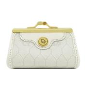 Dior Vintage Pre-owned Plast plnbcker White, Dam