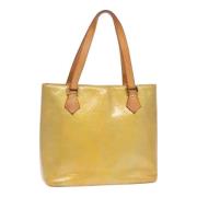 Louis Vuitton Vintage Pre-owned Laeder handvskor Yellow, Dam