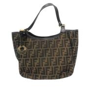 Fendi Vintage Pre-owned Tyg fendi-vskor Brown, Dam