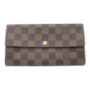 Louis Vuitton Vintage Pre-owned Belagd canvas plnbcker Brown, Dam