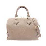 Louis Vuitton Vintage Pre-owned Laeder louis-vuitton-vskor Beige, Dam