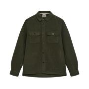 Anerkjendt Grön Boiled Wool Overshirt Style NO: 901696 Green, Herr