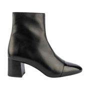 Maison Toufet Handgjorda Läder Ankelboots Black, Dam