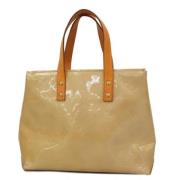 Louis Vuitton Vintage Pre-owned Tyg louis-vuitton-vskor Beige, Dam