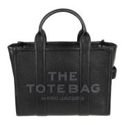 Marc Jacobs Svart Läder Toteväska Shopper Black, Dam