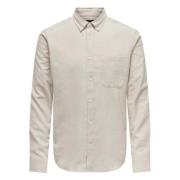 Only & Sons Skjorta Beige, Herr