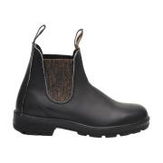 Blundstone Snygga Svarta Läder Ankelboots Black, Dam