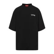 032c Svart Oversized Nerve Shatter T-Shirt Black, Herr