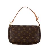 Louis Vuitton Vintage Pre-owned Canvas kuvertvskor Brown, Dam