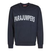 Parajumpers Logosweatshirt för Män Blue, Herr